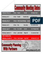 2014 Community Meeting Dates