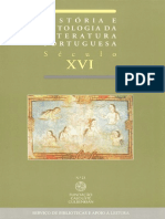 (LV) História e Antologia Da Literatura Portuguesa (Séc. XVI)