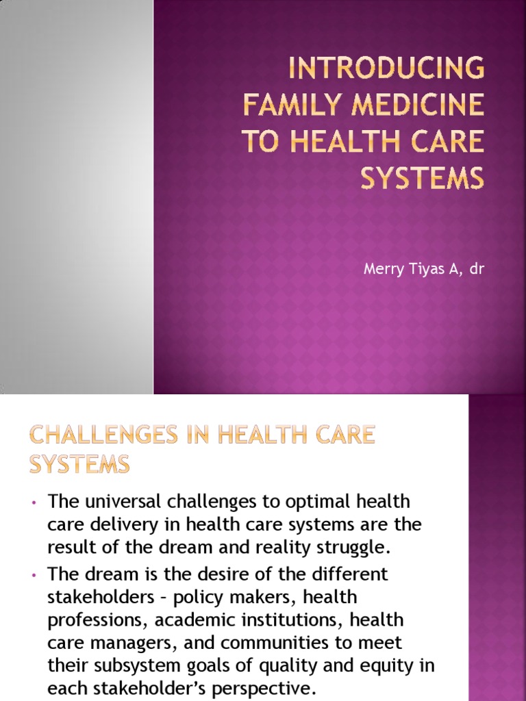 Introducing Family Medicine PDF Family Medicine General Practitioner