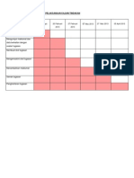 Jadual Pelaksanaan Kerja Kursus Projek