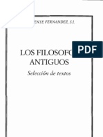 Clemente Fernandez Filosofia Antigua