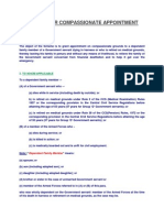 Scheme For Compassionate Appointment PDF
