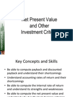W6 Lecture 6 On Investment Criteria PDF