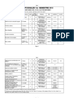 Opcionales 1er Semestre 2013