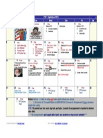 PSY - September 2013 Calendar