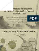 Benjumea-Presentacion Ball, S. La Dirección Oposición y Control