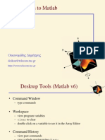 Introduction To Matlab: Doikon@