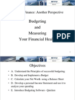 03 Budgeting and Your Financial Health