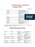 Instrucciones Básicas para Aprender El Lenguaje HTML Ender