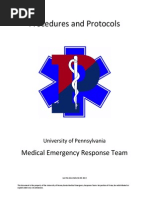 Penn Medical Emergency Response Team Protocols