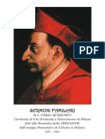 SERMONI FAMILIARI di S. CARLO BORROMEO Cardinale di S.ta Prassede e Arcivescovo di Milano fatti alle Monache dette ANGELICHE dell’insigne Monastero di S.Paolo in Milano. 1577 - 1584
