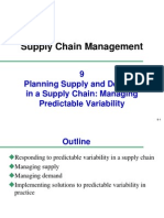 Supply Chain Management: 9 Planning Supply and Demand in A Supply Chain: Managing Predictable Variability