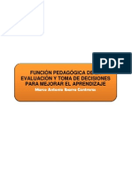 Función Pedagógica de La Evaluación y Toma de Decisiones para Mejorar El Aprendizaje PDF