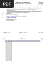 IP Address Plan Workbook-V101