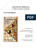 03 - La Trasposicion Didactica - Del Saber Sabio al Saber Enseñado - Yves Chevallard (pag. 3-24)