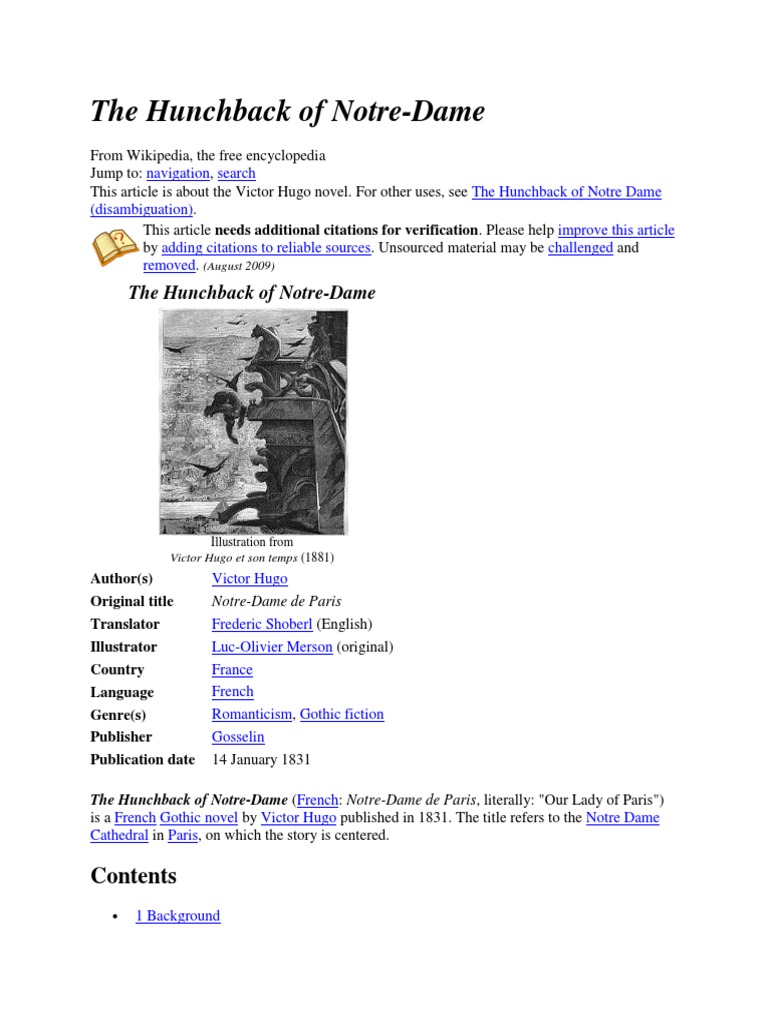 Rezumat Notre Dame De Paris Docx Claude Frollo Esmeralda The Hunchback Of Notre Dame