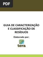 Guia de Caracterização e Classificação de Resíduos