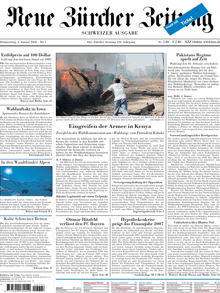 NZZ 20080103 | PDF