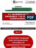 La Administracion Financiera y El Control Gubernamental