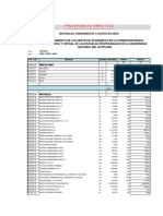 Presupuesto Analitico Detallado