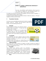 Hoja Informativa Materia Propiedades Generales y Especificas