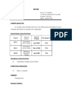 Mohanr Resume