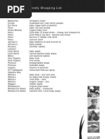 Download 27 July 2009 Orang Shopping List by palmoilavoidance SN18001312 doc pdf