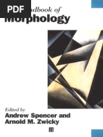 Download The Handbook of Morphology - Spencer and Zwickypdf by Billie Gee SN180013377 doc pdf