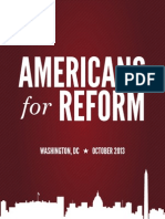 Americans for Reform talking points