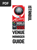 ISTANBUL Venue Manager Guide ISTANBUL