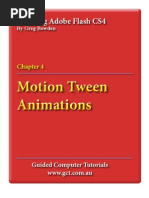 Learning Adobe Flash CS4 - Motion Tweens