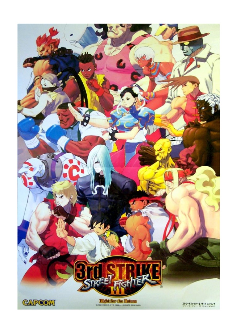 Street Fighter III: 3rd Strike Moves List, PDF, Sports Entertainment