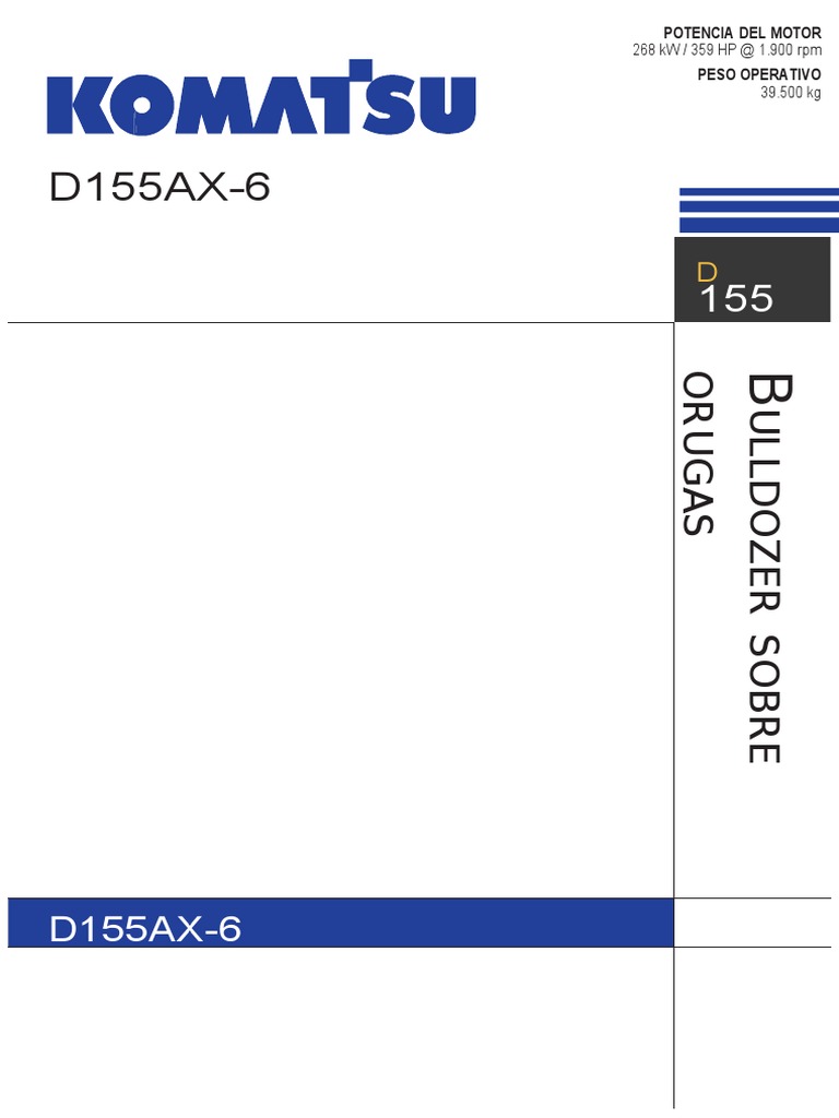 D155ax 6 | PDF | Transmisión automática | Transmisión (Mecánica)