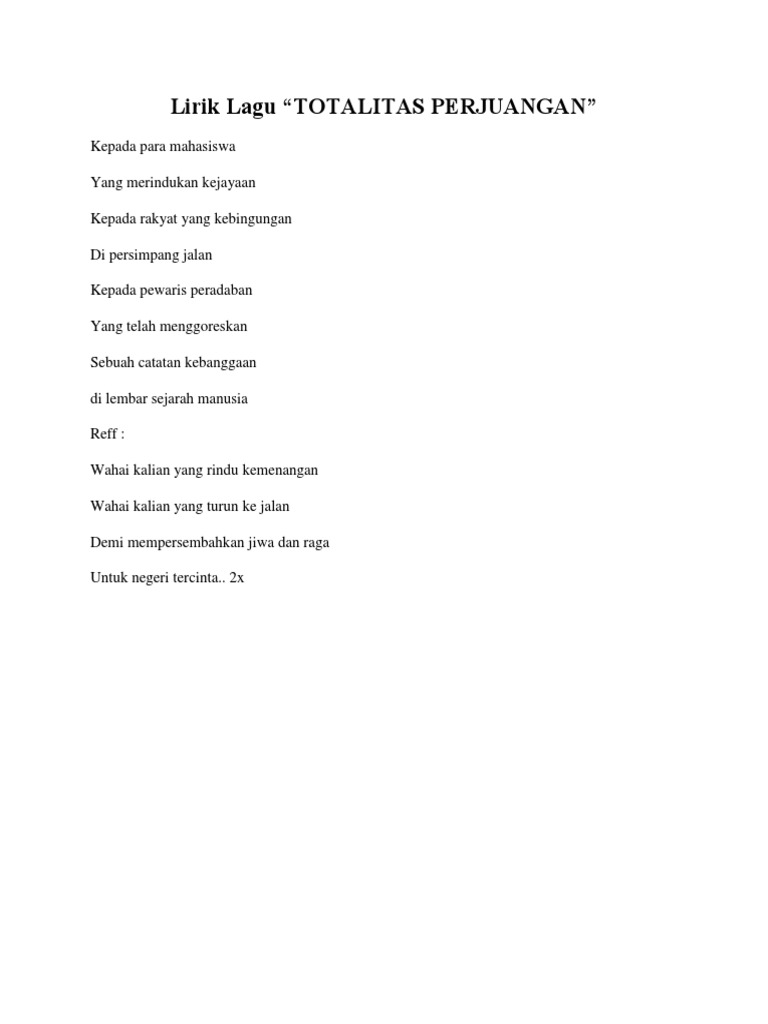 Lirik Lagu Formula Matematik