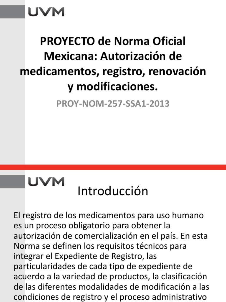Nom 257 | PDF | Medicamentos con receta | Droga Farmacéutica