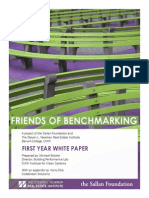 Friends of Benchmarking First Year White Paper