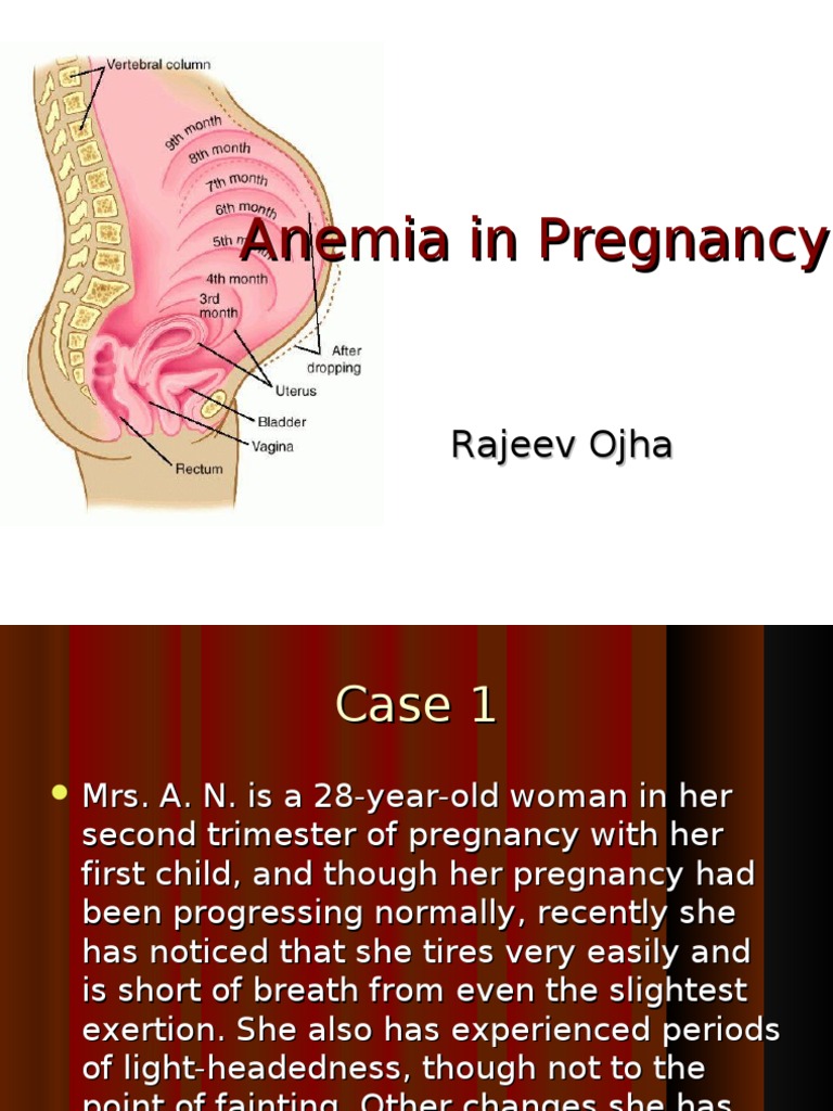 Anemia Pregnancy PDF Anemia Clinical Medicine