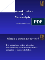 Systematic Reviews & Meta-Analysis: Hesham Al-Inany, MD