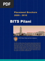 Download Placement Brochure BITS Pilani by tnauadac SN18005505 doc pdf