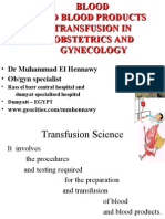 OB Blood Transfusions Pregnancy