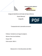 Composición de la atmosfera terrestre