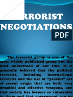 Terrorist Negotiation