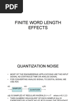 Finite Word Length Effects