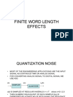 Finite Word Length Effects