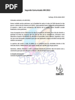 Download Segundo Comunicado JIM 2013 by JIM UAndes 2013 SN180078656 doc pdf