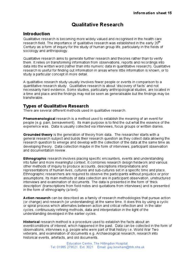 what is qualitative research approach pdf