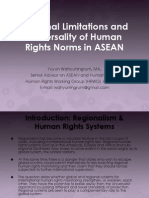 Regional limitation and Universality of Human Rights Norms2013-Yuyun Wahyuningrum