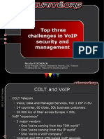 Top three challenges in VoIP security and management