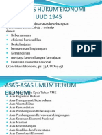 ASAS - ASAS HUKUM EKONOMI BERDASAR UUD 1945 (Autosaved)