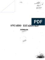 Anuario Estadistico - 1910